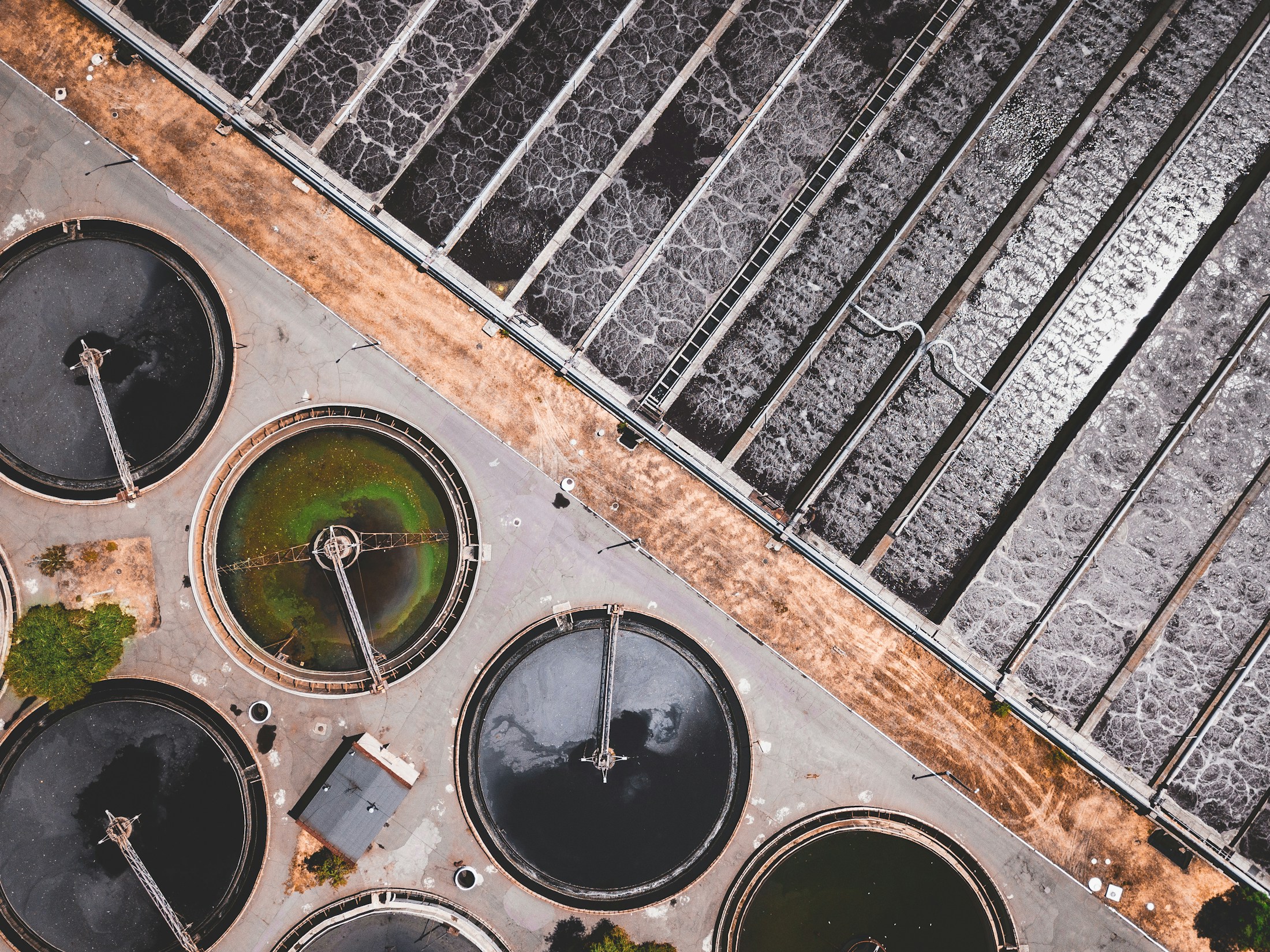 Wastewater treatment facility focused on sludge handling and minimization
